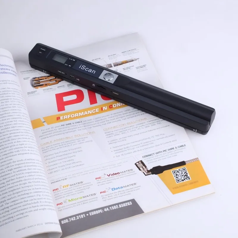 

IScan A4 Portable Books Scanner Support JPG/PDF Storage Format Resolution 900 DPI HD Quick Scanning Drawings Invoices Documents