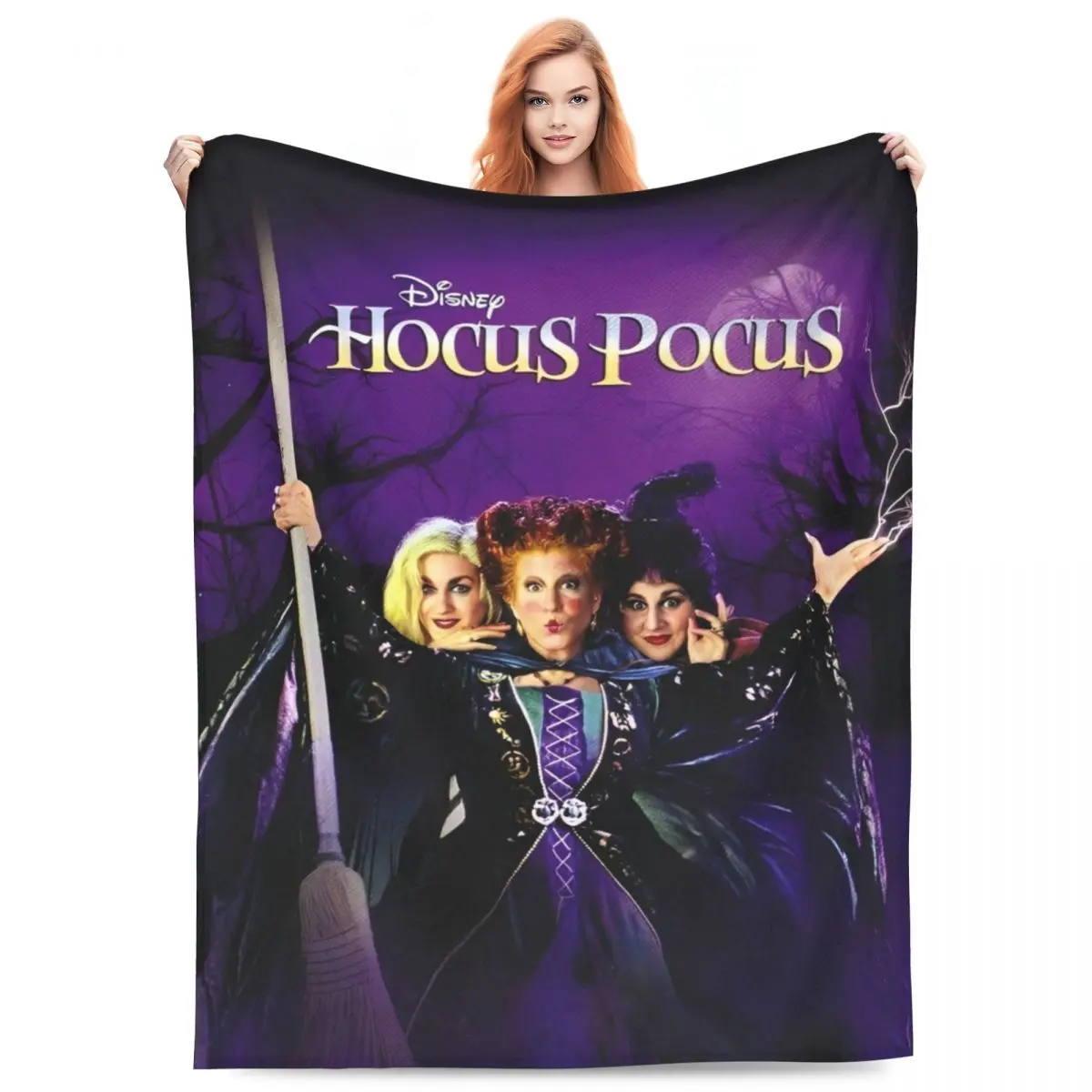 Hocus Pocus Blankets Stuff For Sofa Warm Blankets Suprise Gifts