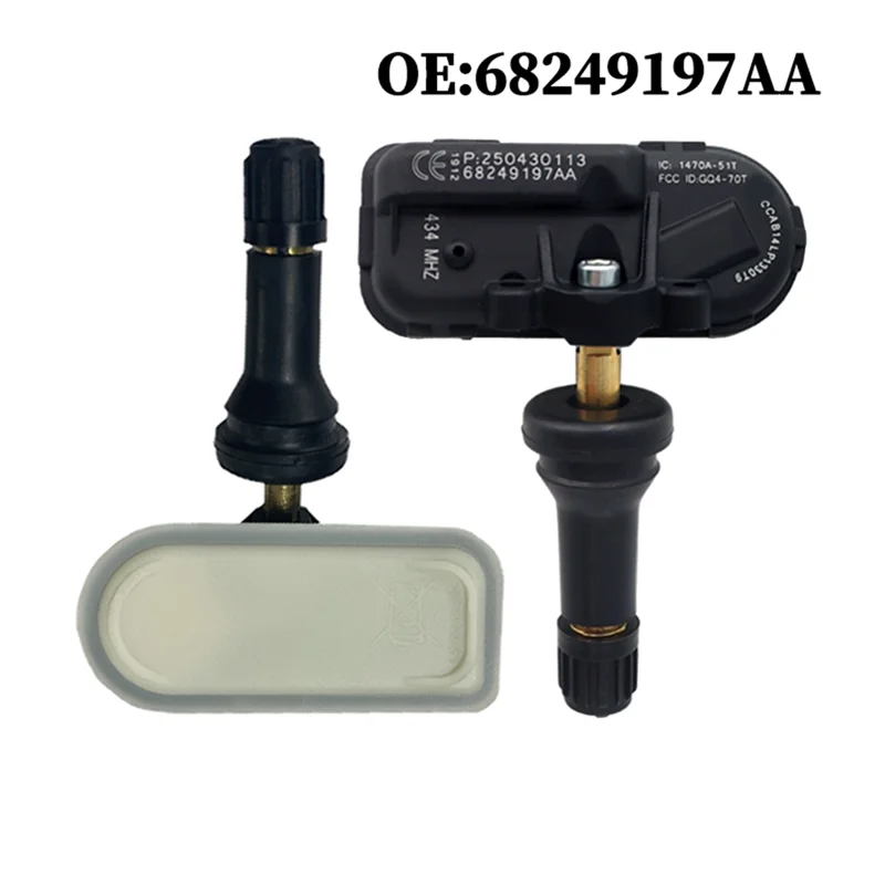 

Car TPMS Pressure Sensors 6Pcs 433MHZ 68249197AA 68239720AA 68239720AB For Dodge Ram 1500 2500 3500 4500 5500 2014-2018