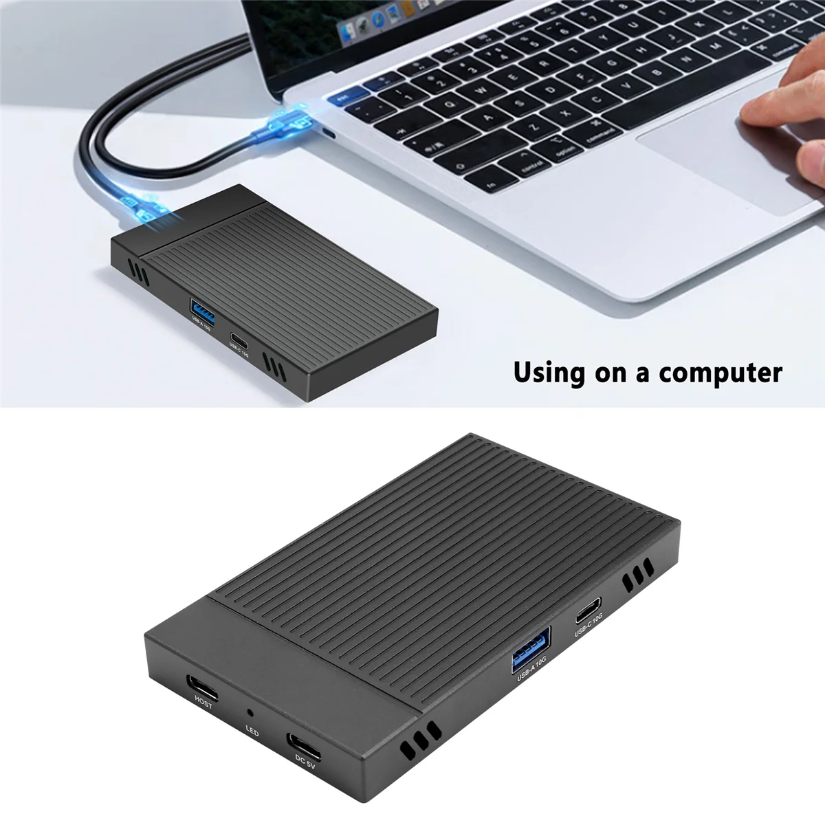 ADEGBO改良型HDDエンクロージャ デュアルベイHDDエンクロージャ ドッキングステーション HDDアクセサリー