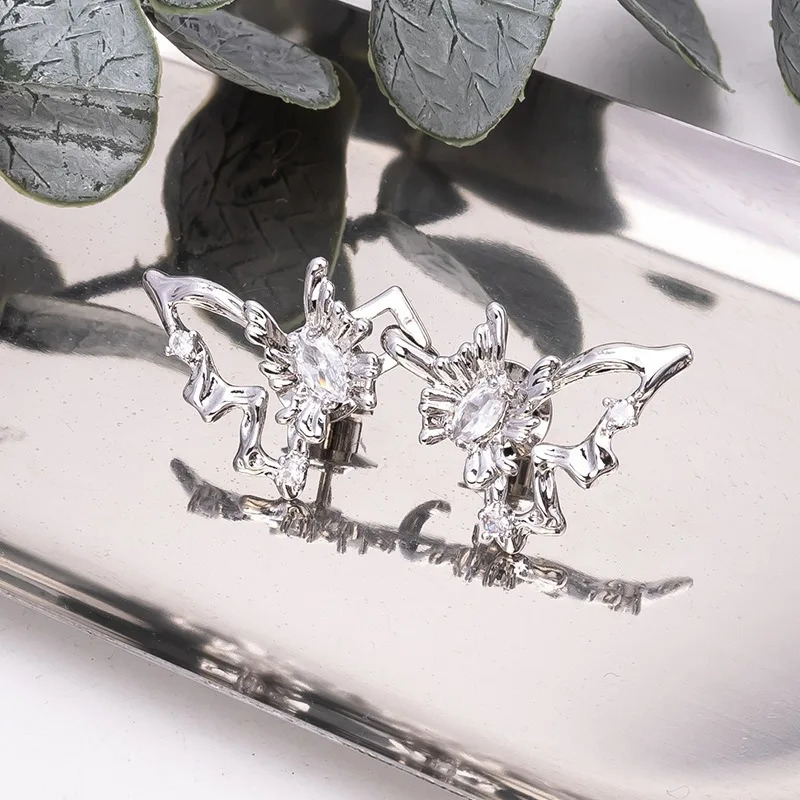 New Butterfly Waist Buckle Fashionable and Simple Waist Accessory Detachable Non Stitching Button