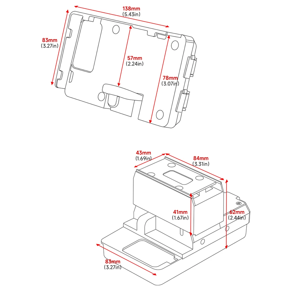 For BMW K1600GTL K1600B K1600GT R1200RT R1250 RT 2014-2019 Mobile Phone USB Navigation Bracket Motorcycle USB Charging Mount For