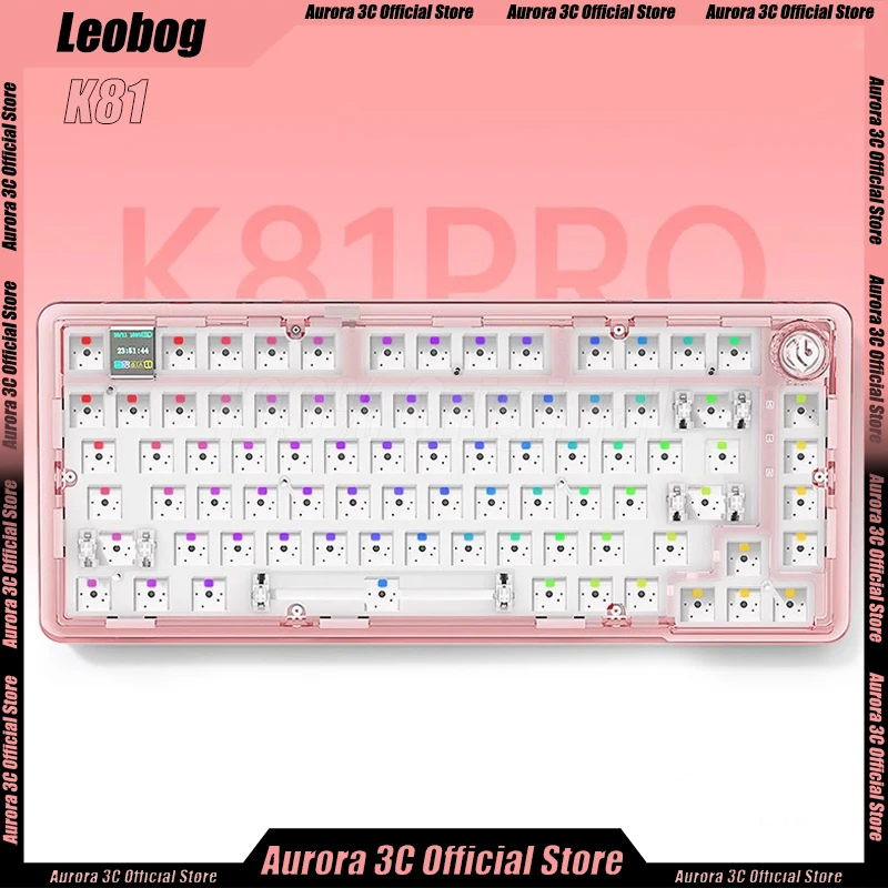 

Клавиатура Leobog K81 Механическая беспроводная, 3 режима, USB/2,4G/Bluetooth