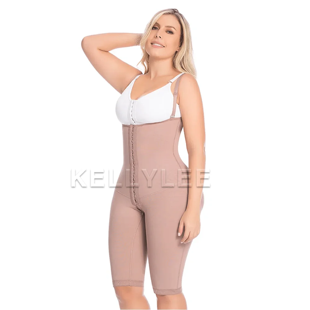 

Open-Chest Smooth Shapewear Thong Tummy Control Sexy Stretchy Padded Hip Shapewear Modeling Invisible Bodysuits with Hook Eyes