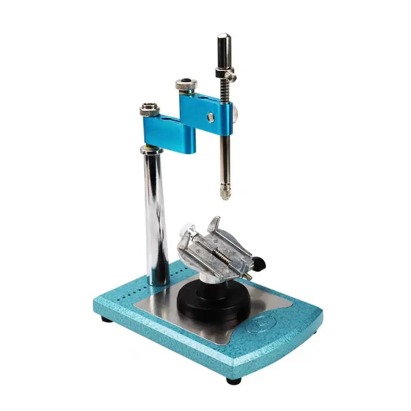 Dental Lab Surveyor Simply Parallel Surveyor Visualizer Fully Adjustable Tool Square Base Parallel Observation Blue Color