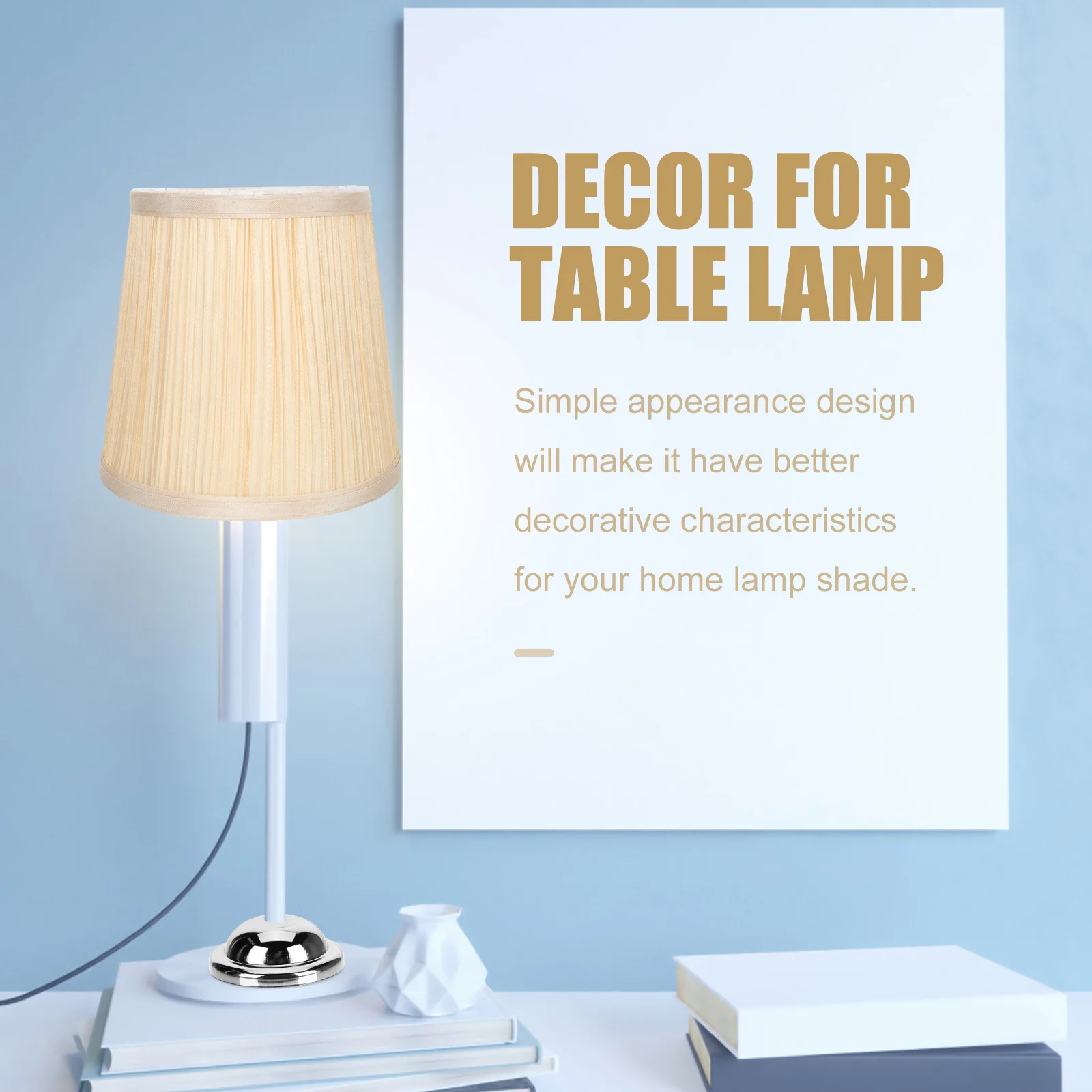 

10pcs Lamp Shade Metal Table Lamp Cover Solid Rust-Resistant Decorative Lighting Plate For Home Study Bedroom Decoration