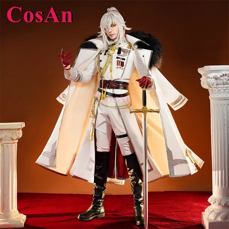 

CosAn Anime Game Honkai: Star Rail Jing Yuan Cosplay Costumes Handsome Military Uniforms Halloween Party Role Play Clothing S-XL