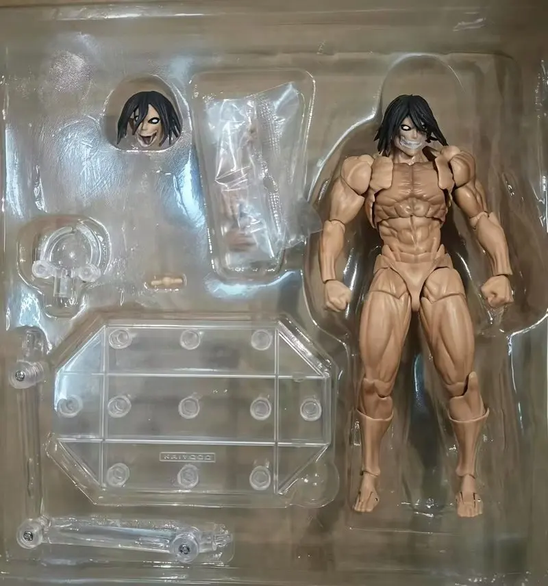 

Kaiyodo Eren Amazing Yamaguchi Attack On Titan Anime Action Figure Figurine Ko Pvc Statue Toy Desktop Ornament Statue Model Gift