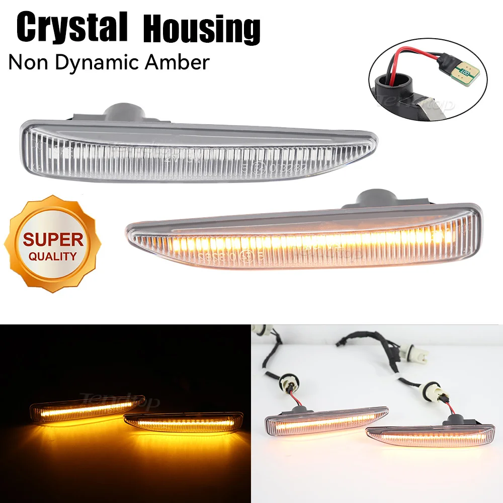2 pièces accessoires de voiture pour 2001-2008 BMW série 7 E65 E66 E67 E68 clignotant LED clignotant