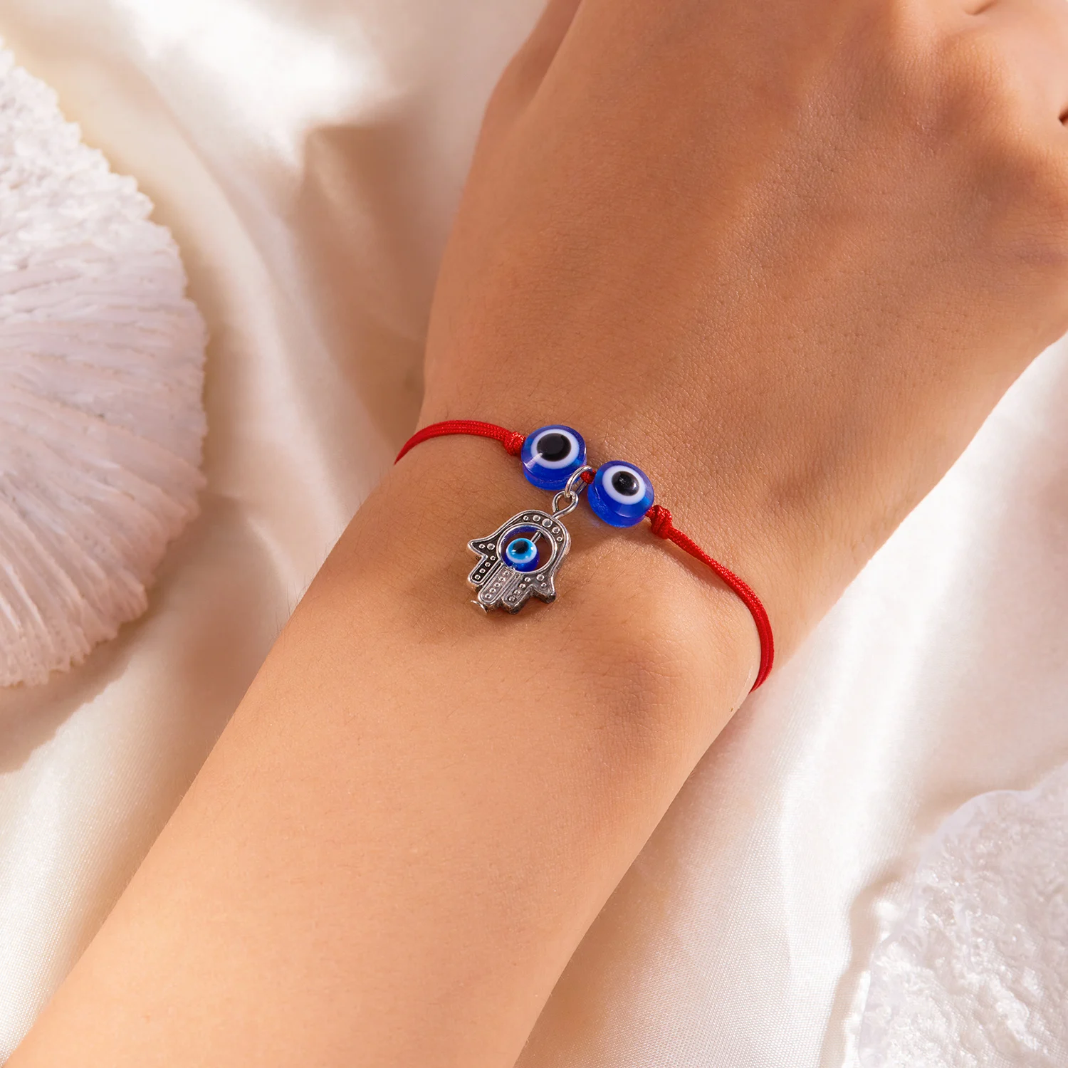 Neues Design 10 Stil Glück rotes Seil blau bösen Blick Armbänder für Frauen handgemachte geflochtene Paar Armbänder Amulett Freundschaft Schmuck – Detail 38