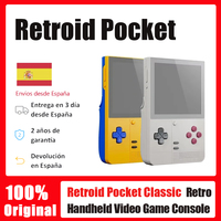 Retroid Pocket Classic Handheld Game Console 3.92'' Oled Screen 1240*1080 Wifi5  Android 14 Retro Handheld Game Consoles