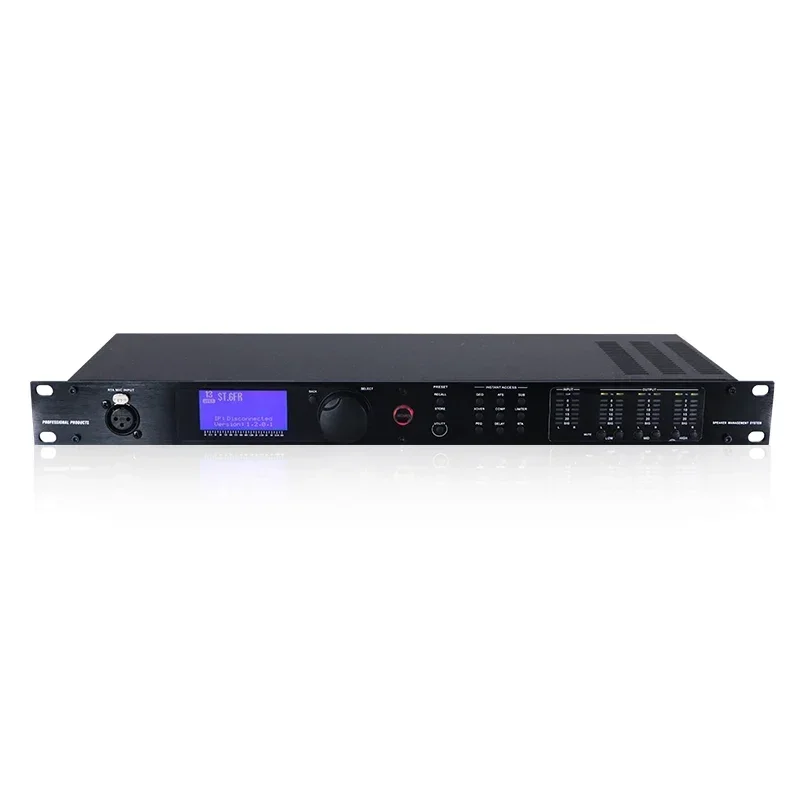 Speaker management system PA2 digital audio processor 2 in 6 out audio equalizer bass sound processor audio