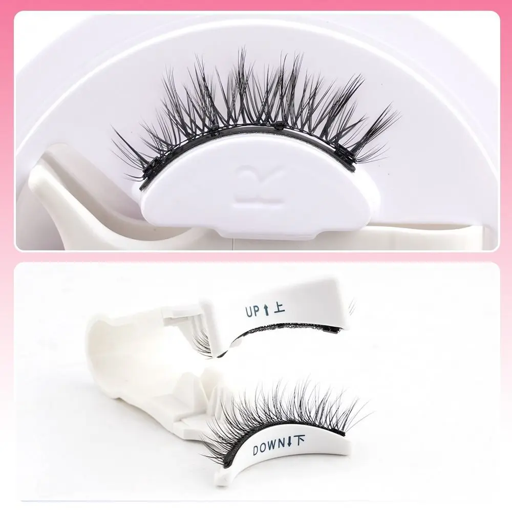 Reusable Magnetic Eyelashes Curler with Magnetic Tweezers False Eyelashes Set Glue Free Natural 3D Mink Lashes