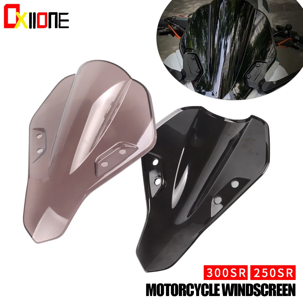 FOR CFMOTO 250SR 300SR 2020 2021 Motorcycle accessories Windshield Wind Deflector Windscreen Motorbikes Deflector Windproof