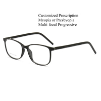 Customized Prescription Men Women TR90 Frame Photochromic Myopia Reading Glasses Multi-focal Progressive Lens