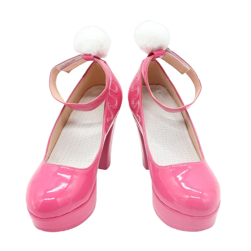 فايبر تأثيري أحذية هالوين كرنفال الأحذية أنيمي اكسسوارات تأثيري الدعائم بولي أحذية أحذية من الجلد مخصص