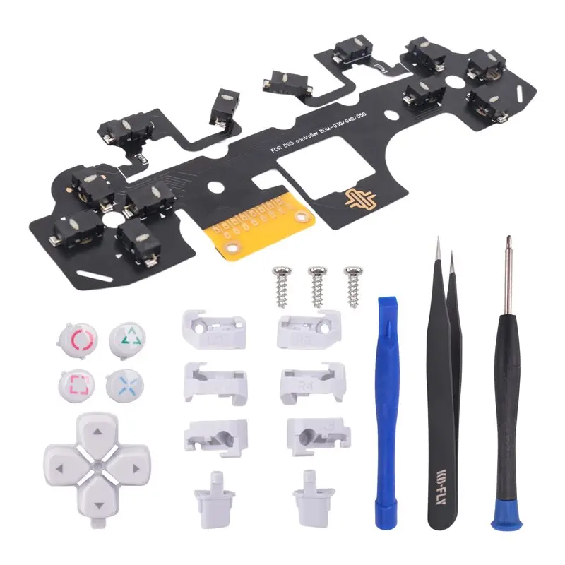 Smart-For PS5 Controller BDM-030/040/050 12 Key Click Circuit Board Kit Micro-Switch Tactile Clicky Hair Trigger Ergonomic B
