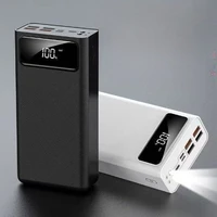 Batterie externe 30000mah 40000mAh 50000mah avec affichage numérique pour iPhone Samsung Huawei Xiaomi, charge rapide 2