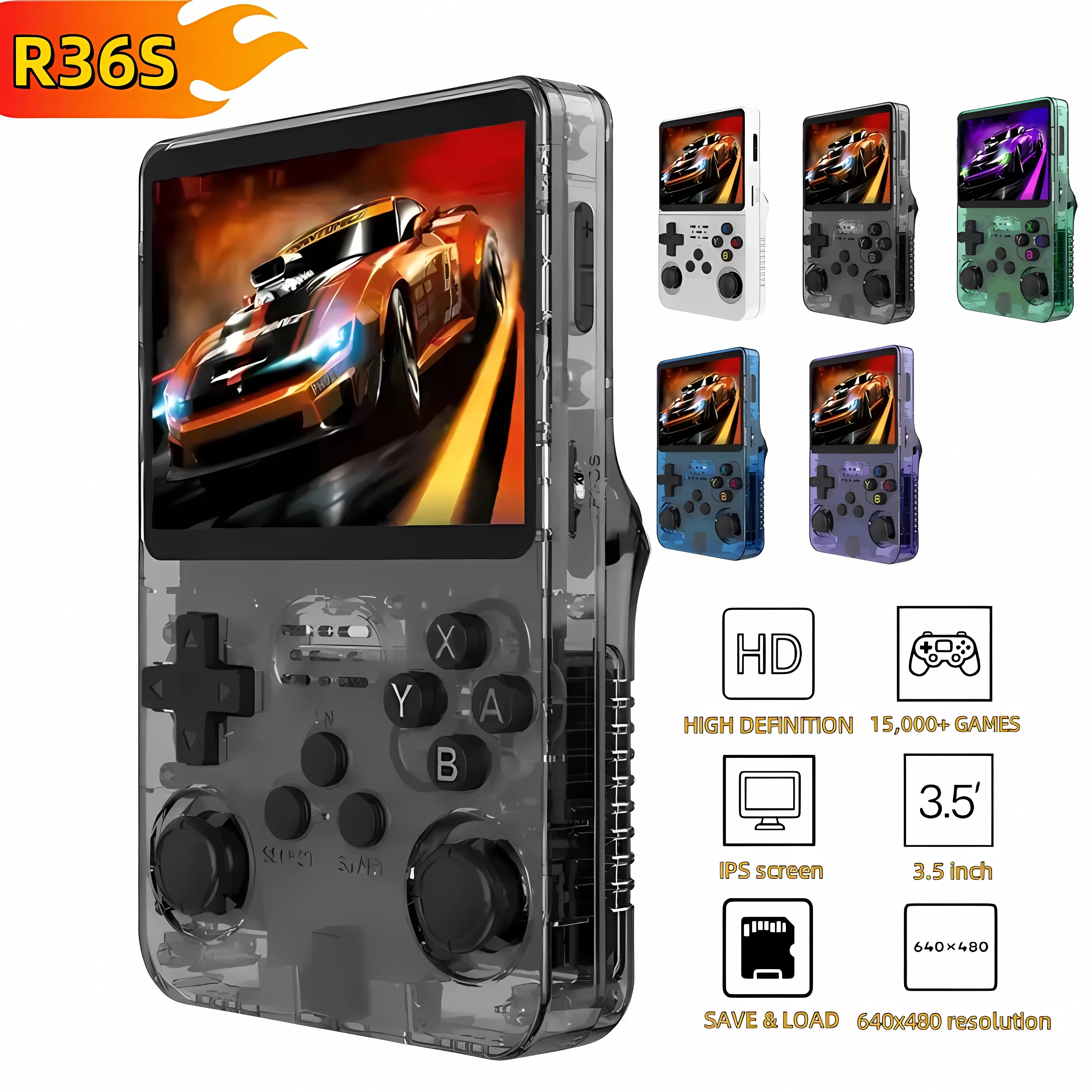 128g-r36s-レトロ携帯型ビデオゲーム機-linuxシステム-35インチipsスクリーン-r35s-pro-ポータブルポケットビデオプレーヤー-64gbゲーム