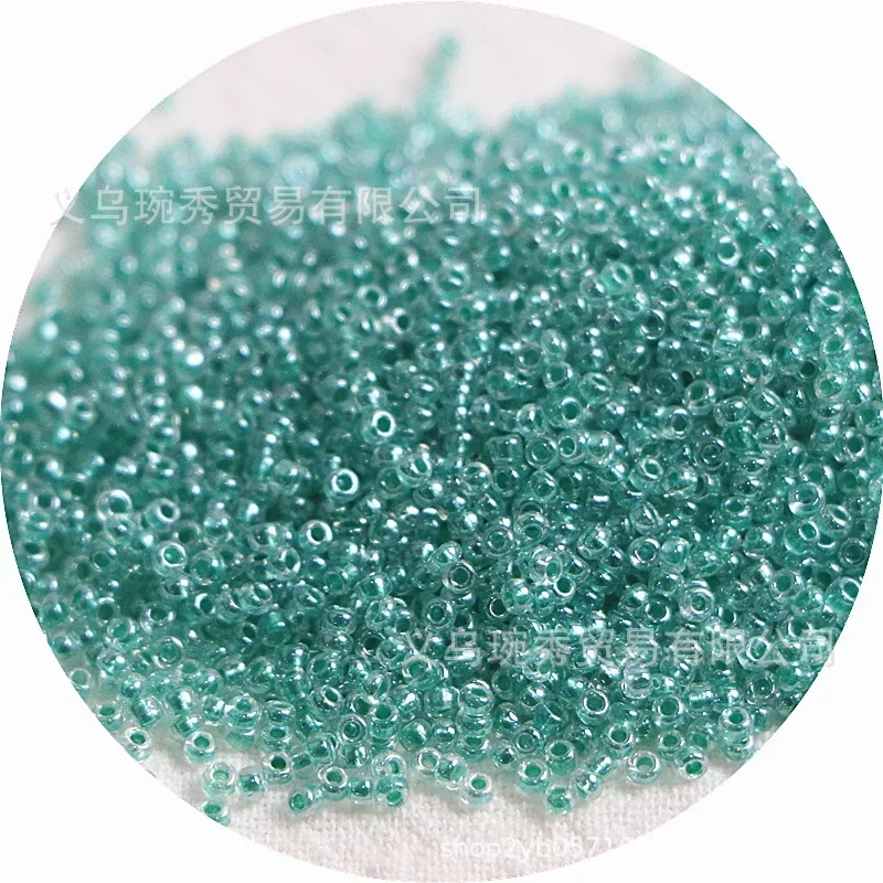 1.5mm Czech Bossiosa Unicorn Dyed Core Glass Beads Transparent Crystal Seed Beads Suitable for DIY Jewelry Bracelets Necklaces