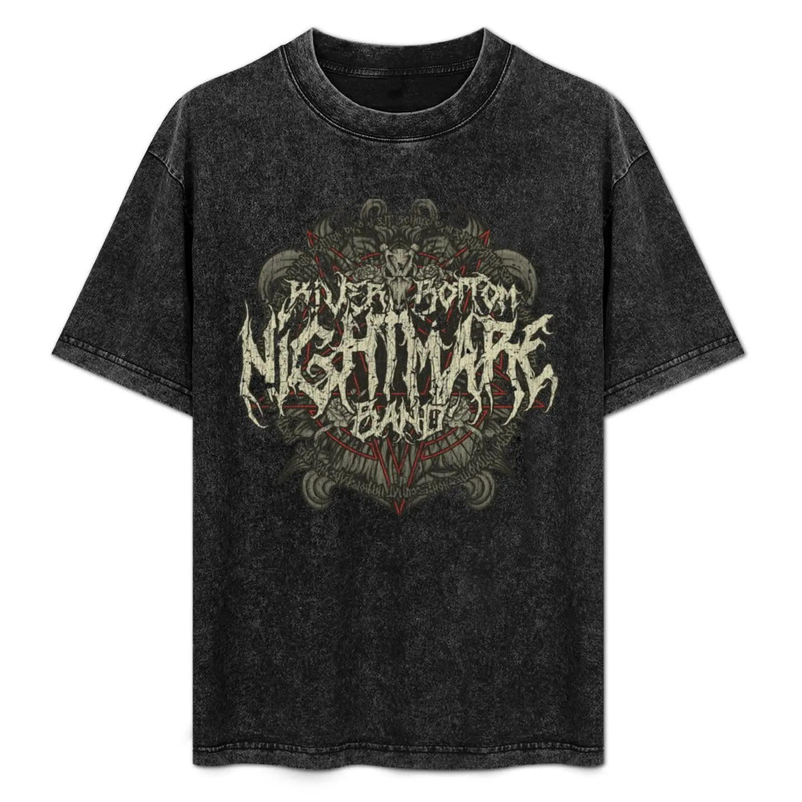 

Riverbottom Nightmare Band T-Shirt Big Size Short Sleeve Tee for Men