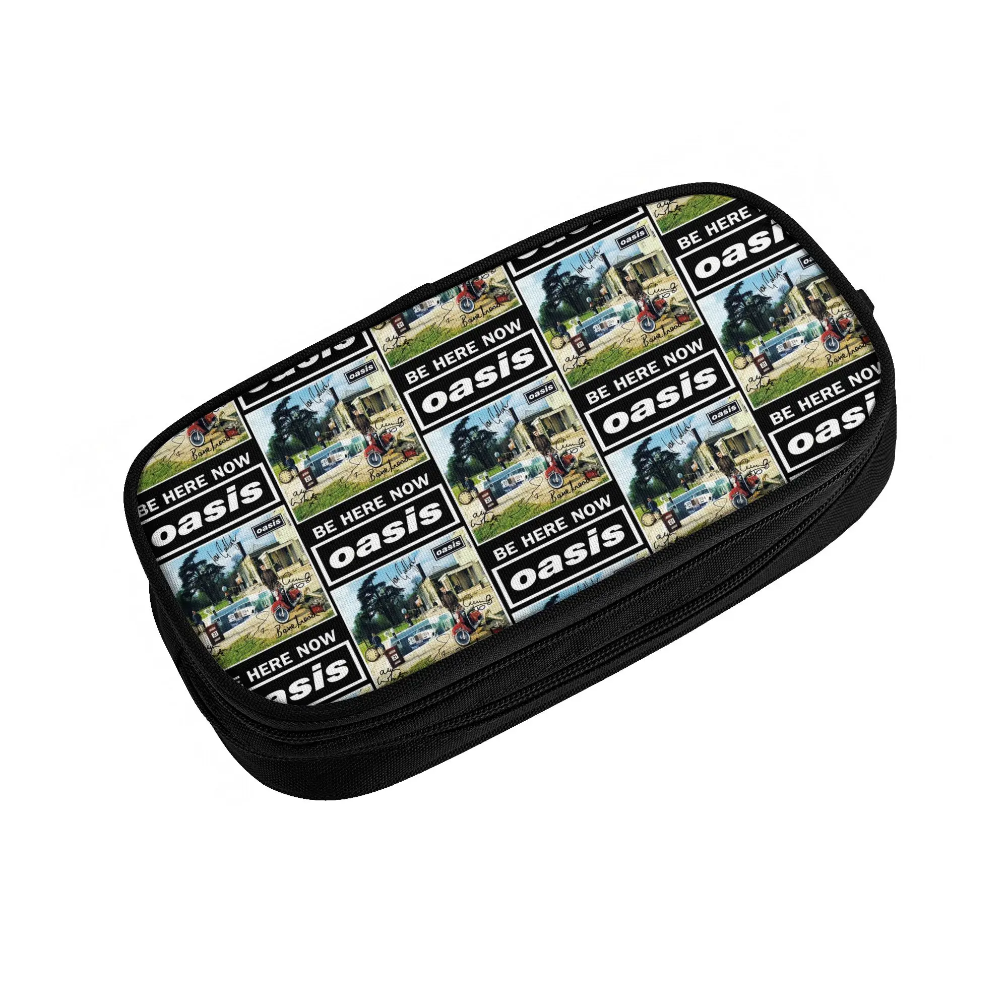 British Music Definitely Maybe O-Oasis  Korean Pencil Cases Girl Boy Large Capacity  Pencil Box Students Stationery