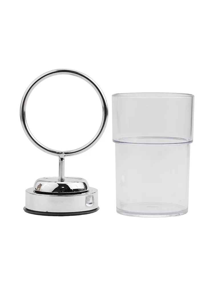 Toothbrush Holder Suction Cup Holder 8 X 15 X 14 Cm Bathroom Accessories Cup Holder Stainless Steel Suction Cup Brand New