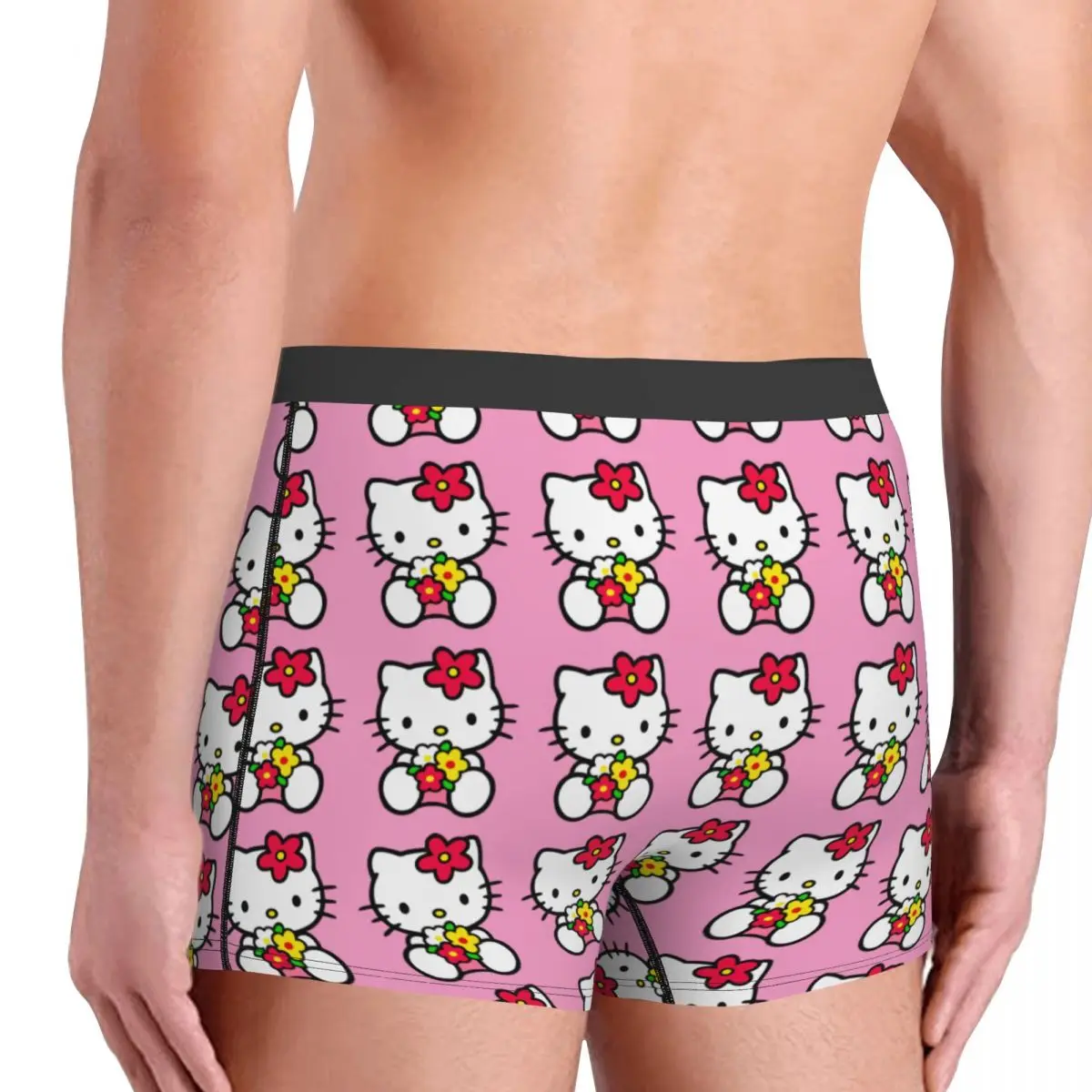 Custom Hello Kitty Boxers Shorts Mens Briefs Underwear Cool Underpants