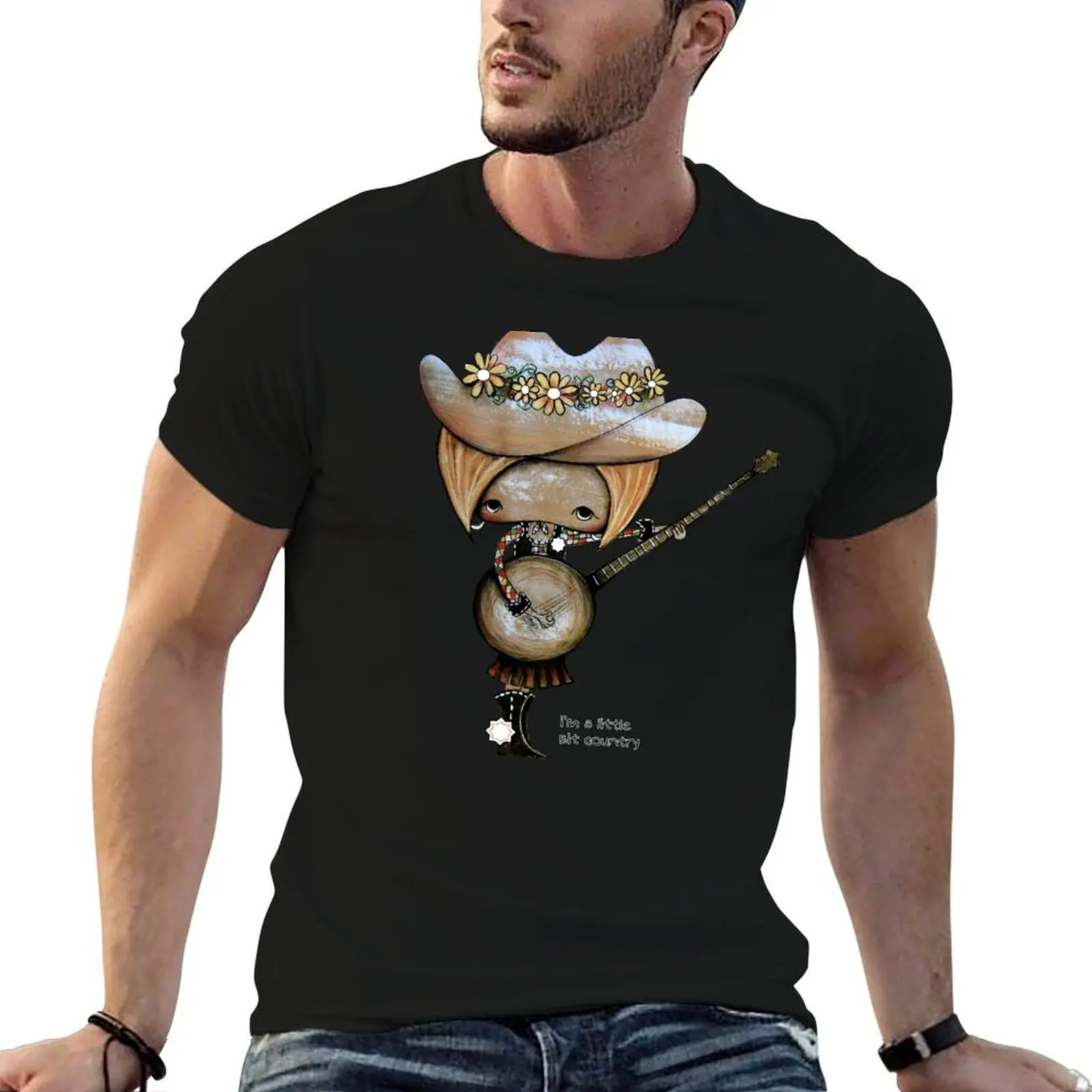country girl T-Shirt aesthetic clothes customizeds plain white t shirts men