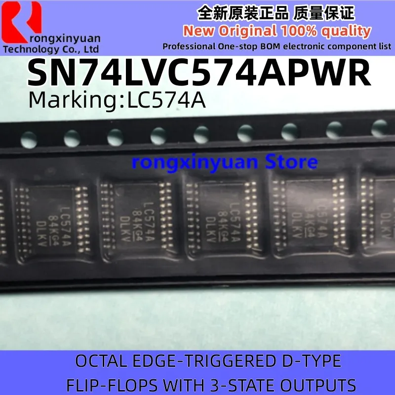 SN74LVC574APWR LC574A SN74LVC574APW SN74LVC574A 74LVC574A SN74LVC573APWR LC573A SN74LVC573A 74LVC573A TSSOP20 100% Новинка