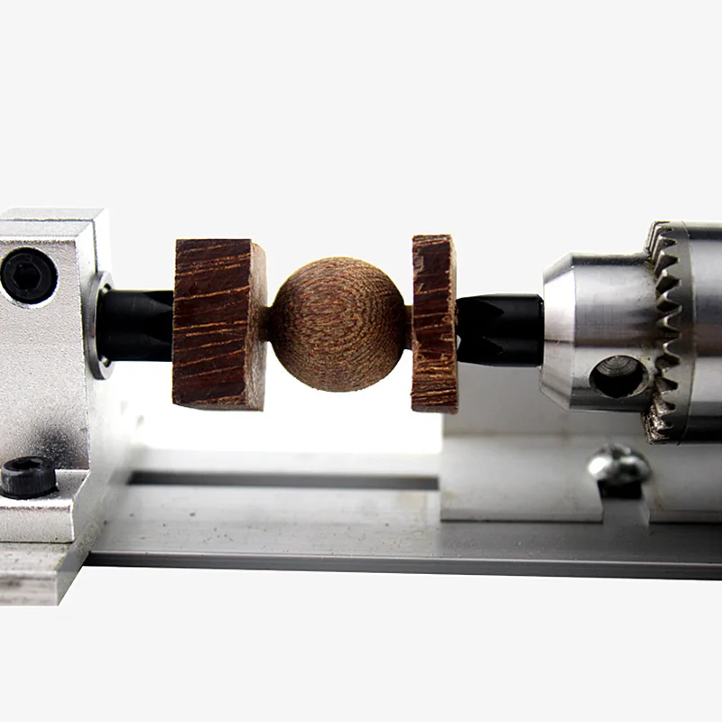 Mini torno de cuentas de 24V CC, torno de perlas de Buda en miniatura, bricolaje, carpintería, torno de perlas de Buda, herramienta rotativa de taladro