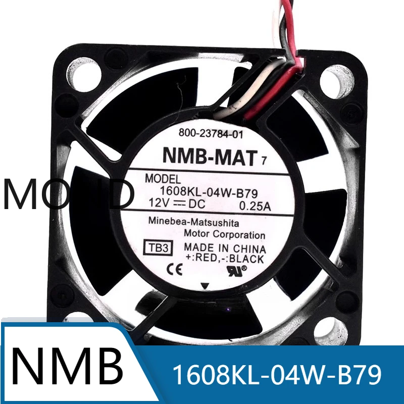 1608KL-04W-B79 NMB Server Cooling Fan NMB-MAT DC 12V 0.25A  4020 Axial Flow Inverter Fan