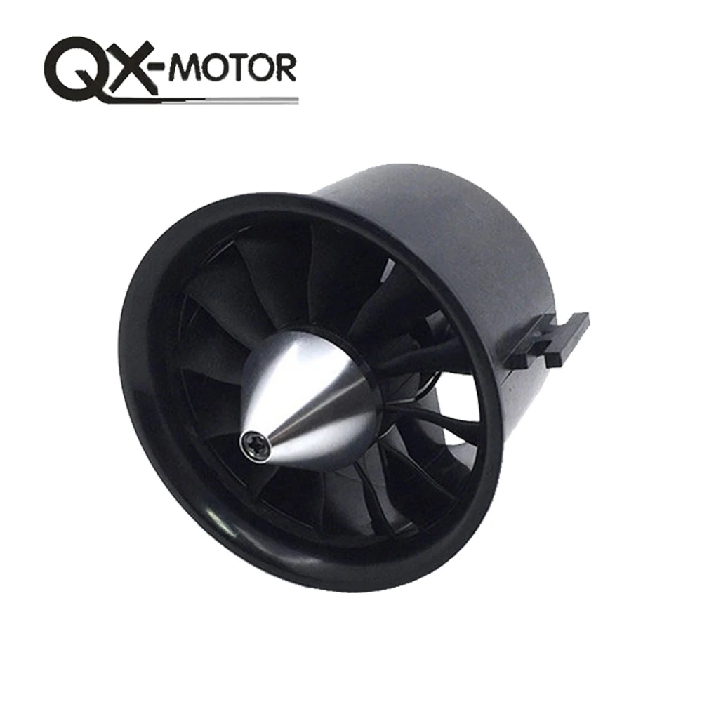 Qx-Motor 70mm EDF 4s 6s QF2827 Bürstenloser Motor 12-Blatt Impeller für RC EDF Jet Flugzeuge – Detail 3