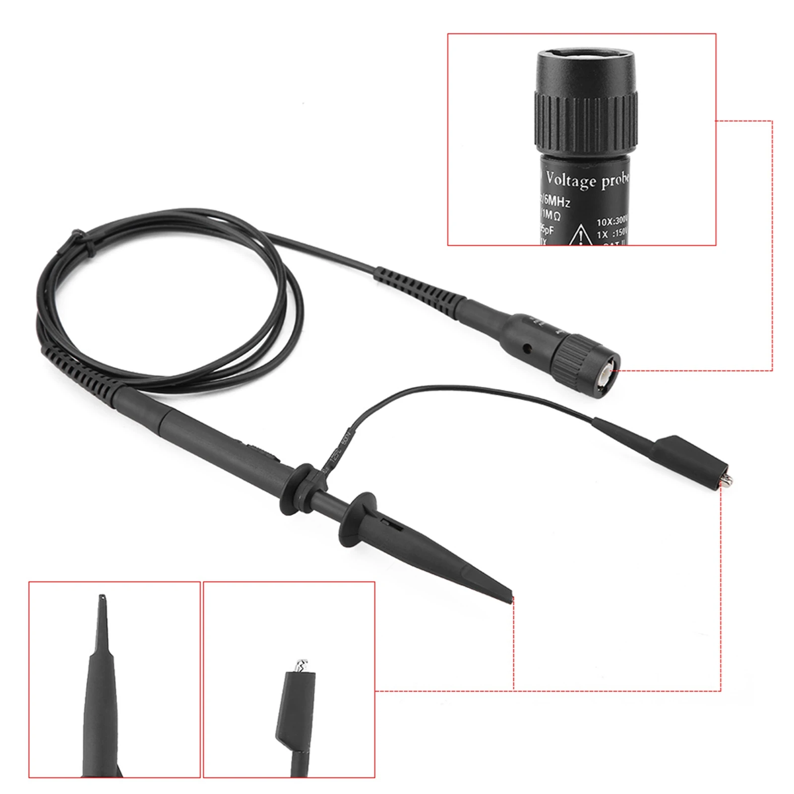 IP2220 200MHz طقم اختبار راسم الذبذبات التحقيق الملحقات راسم الذبذبات اكسسوارات IP2220 راسم الذبذبات التحقيق التحقيق