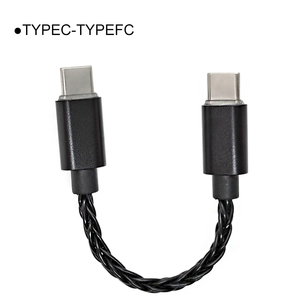 Lighting USB Type C to Type C DAC Hifi adapter headphone amplifier digital decoder AUX audio cable converter Android OTG cable