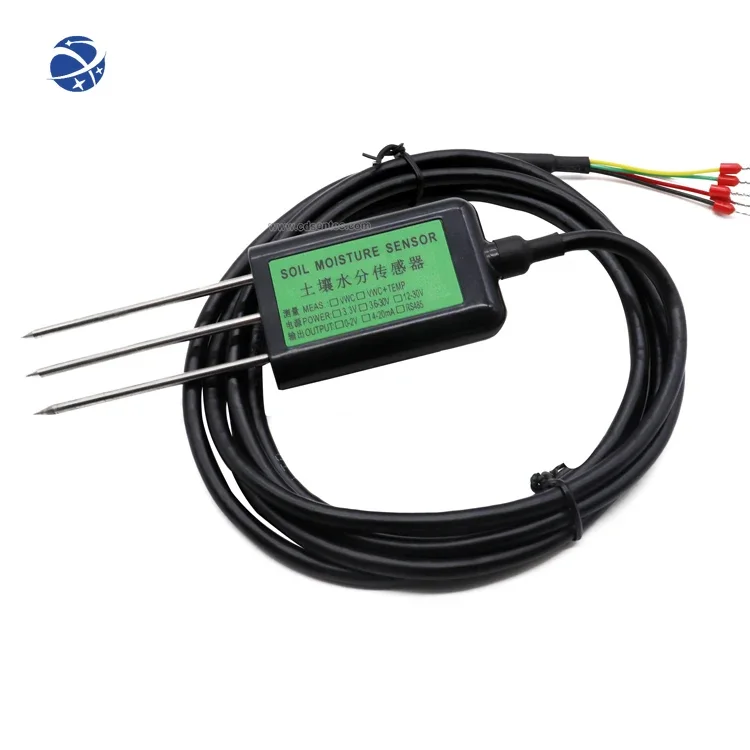 YUNYI High Accuracy 4-20mA Soil Acidity EC And Alkalinity Sensor For PH Measuring capacitive soil NPK sensor