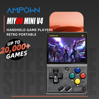 AMPOWN Miyoo Mini V4 Handheld Game Players 2.8'' IPS Linux System Portable Video Game Arcade Retro Game Console PS1 GBA FC CPS1