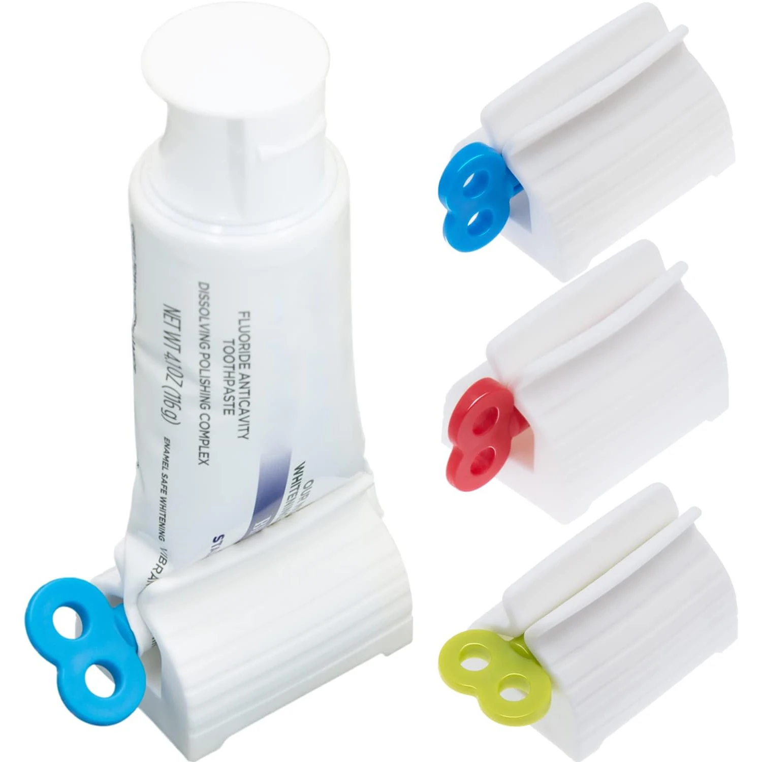 Dispenser per dentifricio Porta dentifricio Organizzatore Tinture per capelli Spremiagrumi cosmetico Tubo per dentifricio in plastica Spremi dentifricio