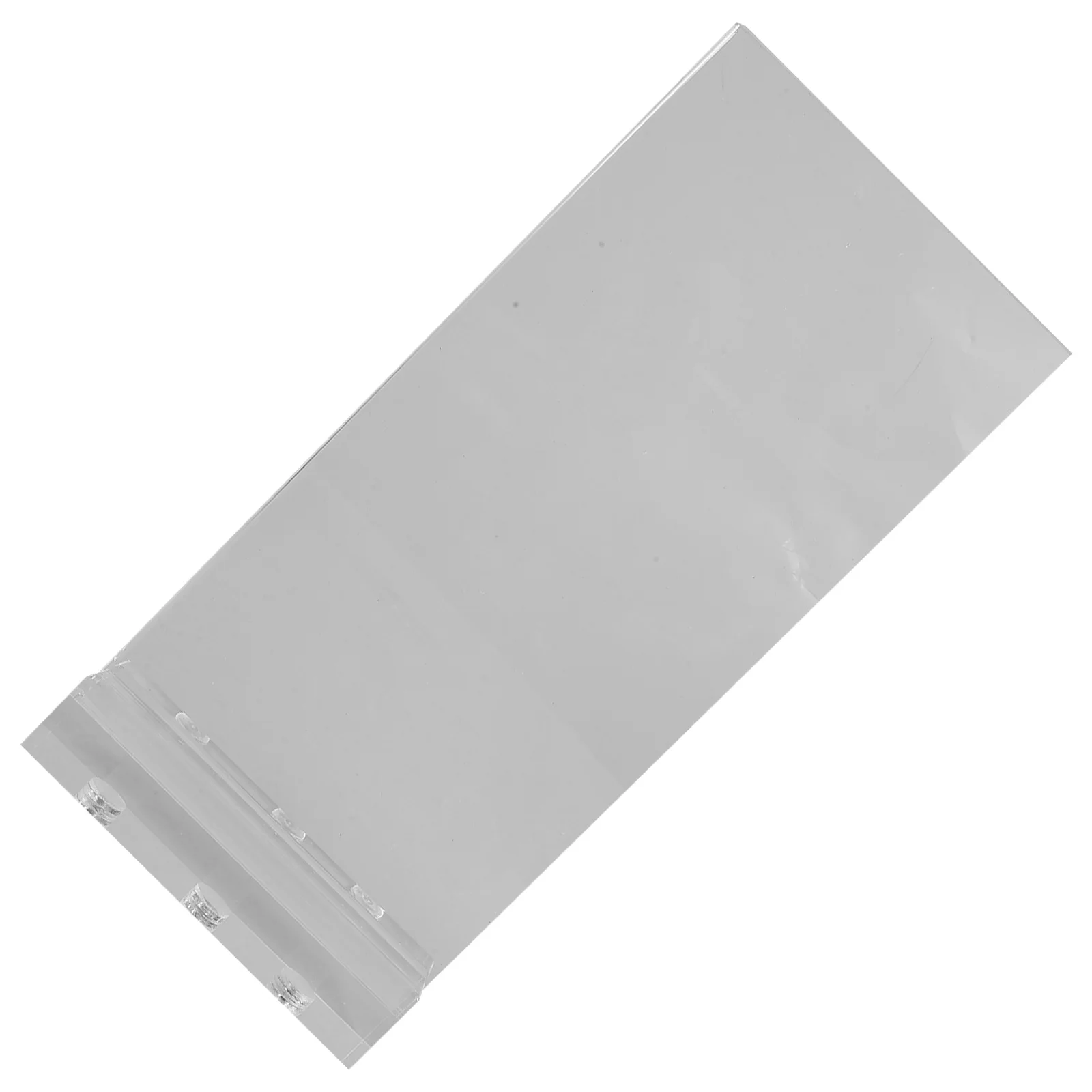 

1pcs Price Label Display Holder Sturdy Acrylic Supermarket Shop Sign Stand Clear Retail Merchandise Clip Card Storage Rack