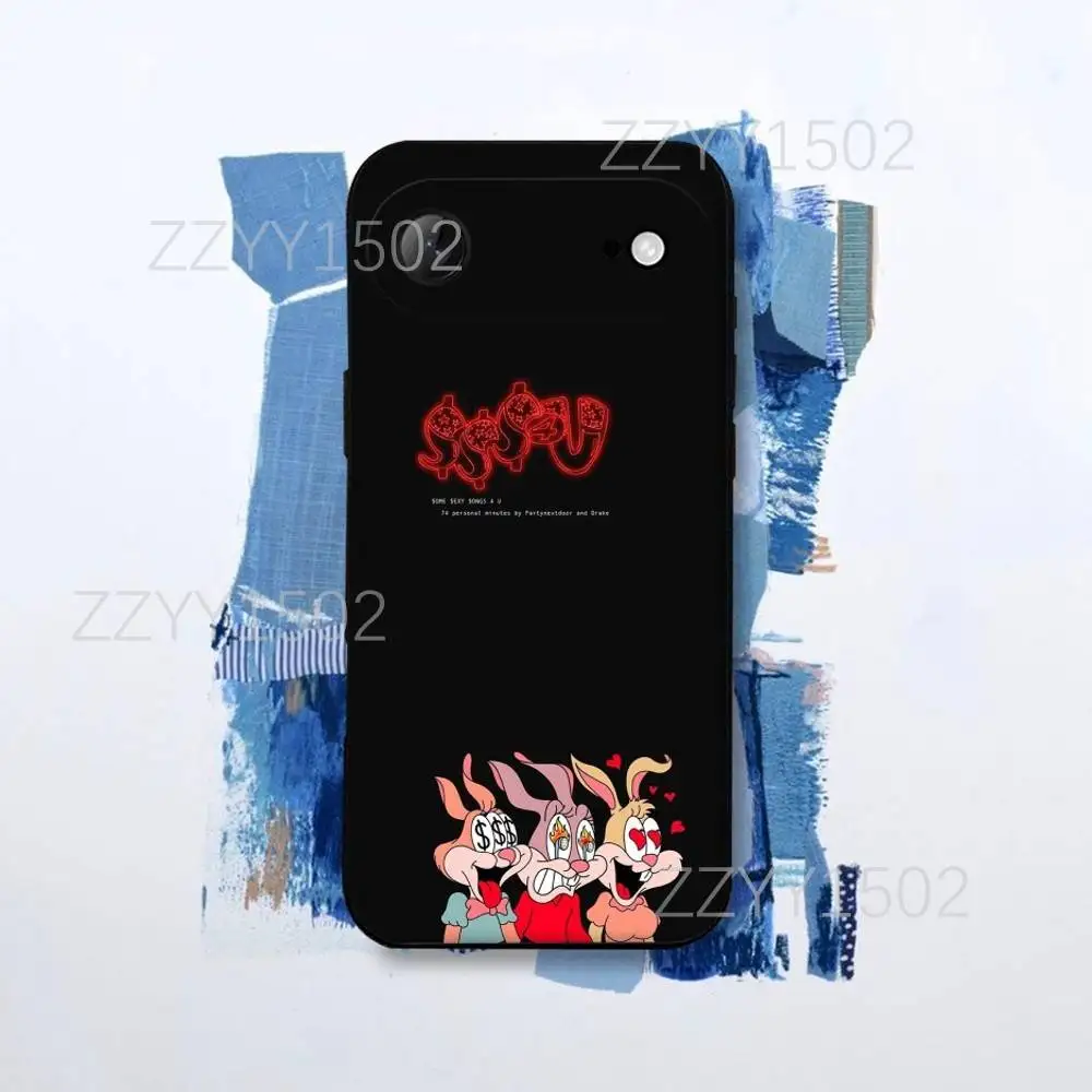 حافظة هاتف مغني الراب D-Drake بقيمة 4 دولارات أمريكية لهواتف iPhone 17,16,15,14,13,12,Pro,Max,Plus,E,SE4,Air,Mini Black Funda Shell