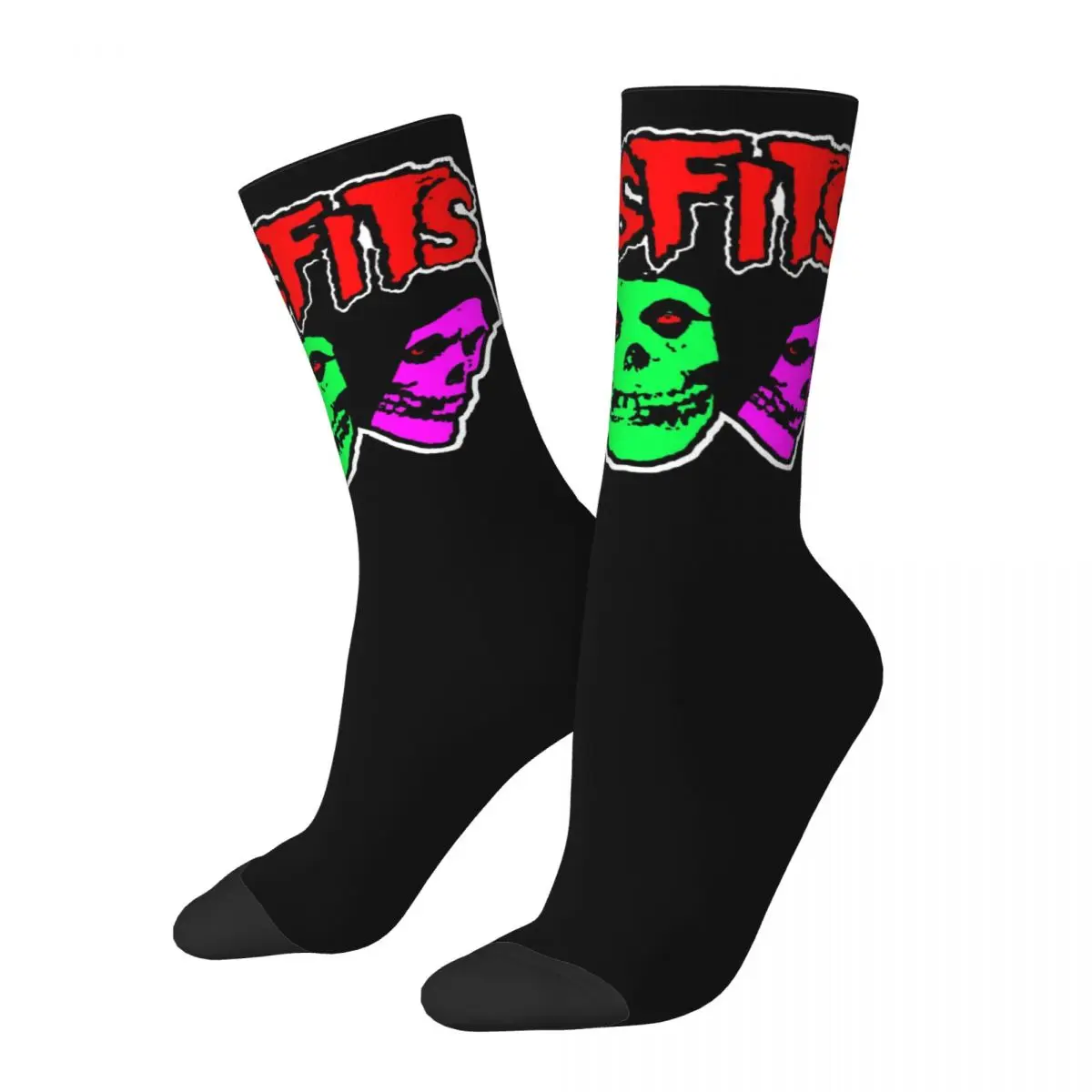 

Misfits Skull cosy Unisex Socks Warm Interesting Four Seasons Socks