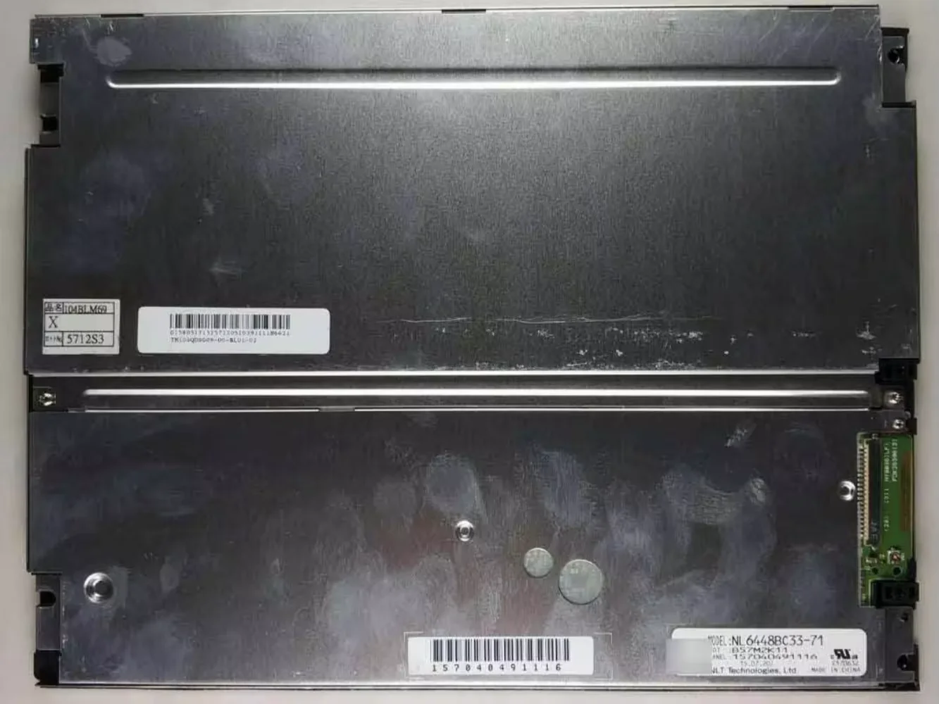 Tela LCD original de 10,4 "polegadas 640 * 480 NL6448BC33-71