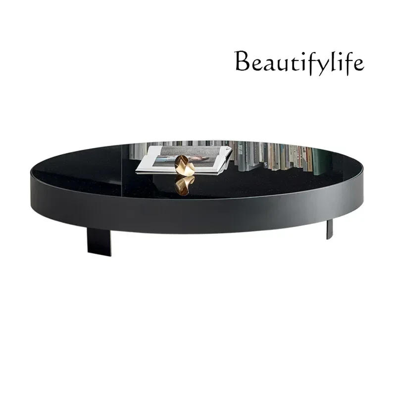 Tempered Glass Coffee Table Living Room Light Luxury Size Combination Coffee Table Modern Designer Model