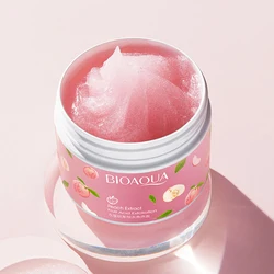 BIOAQUA Honey Peach Exfoliating Cream Facial Scrub Exfoliant Body Scrub Moisturizing Nourishing Exfoliator Skin Care Exfoliants