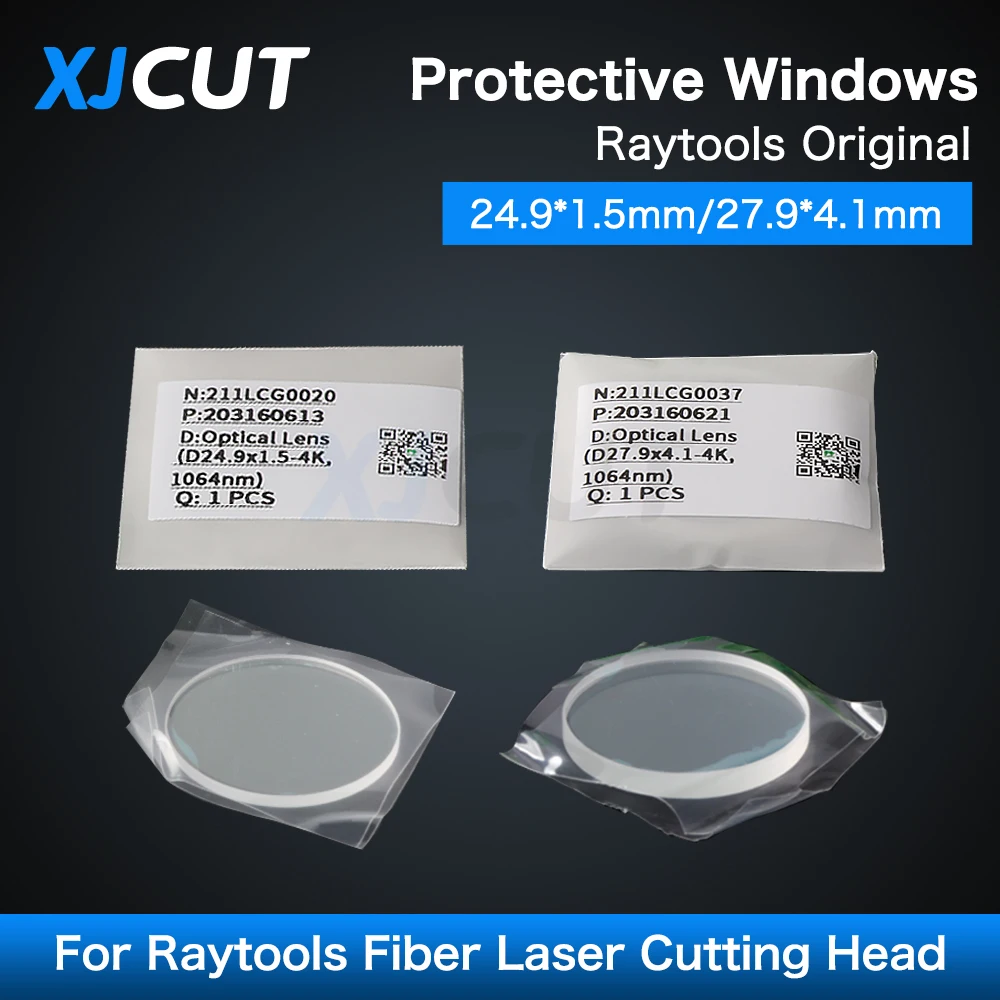 Raytools Original Protection Lens/Protective Windows/Mirrors 27.9x4.1mm 211LCG0037 24.9x1.5 211LCG0020 For Raytools BT240S BM111