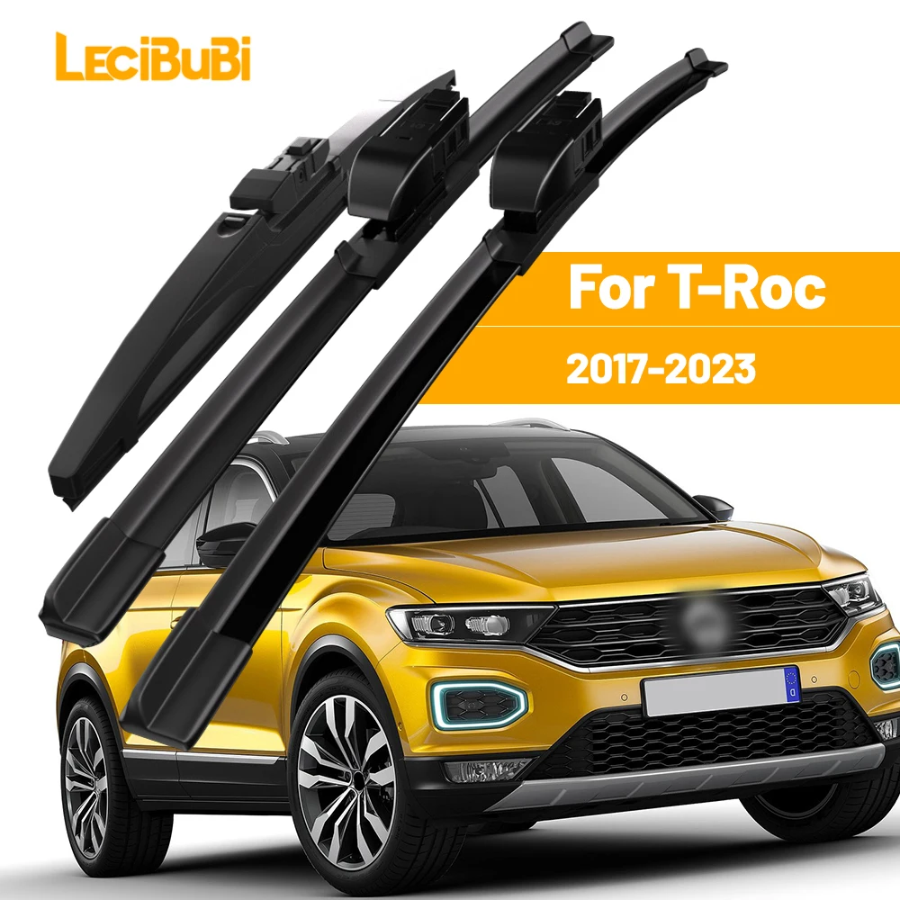 

Для VW T-Roc 2017-2023 1 комплект передних и задних щеток стеклоочистителей стеклоочистителей 2018 2019 2020 2021 2022 аксессуары