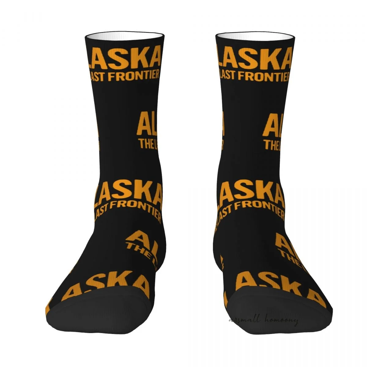 

Alaska The Last Frontliner Comfortable Adult Socks with Eye-catching 3D Printed Patterns Ideal for Everyday Wear