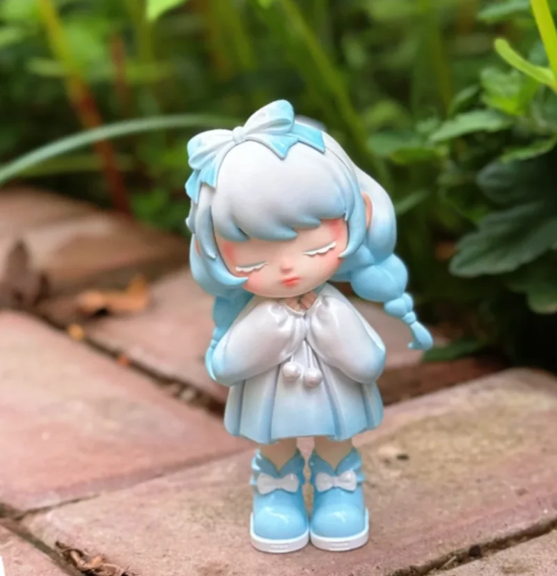 

Mototo Sound Tides Luna, милая мультяшная женская фигурка, аутентичная Коллекционная игрушка, небольшой орнамент, идеально подходит для любителей аниме и коллекционеров