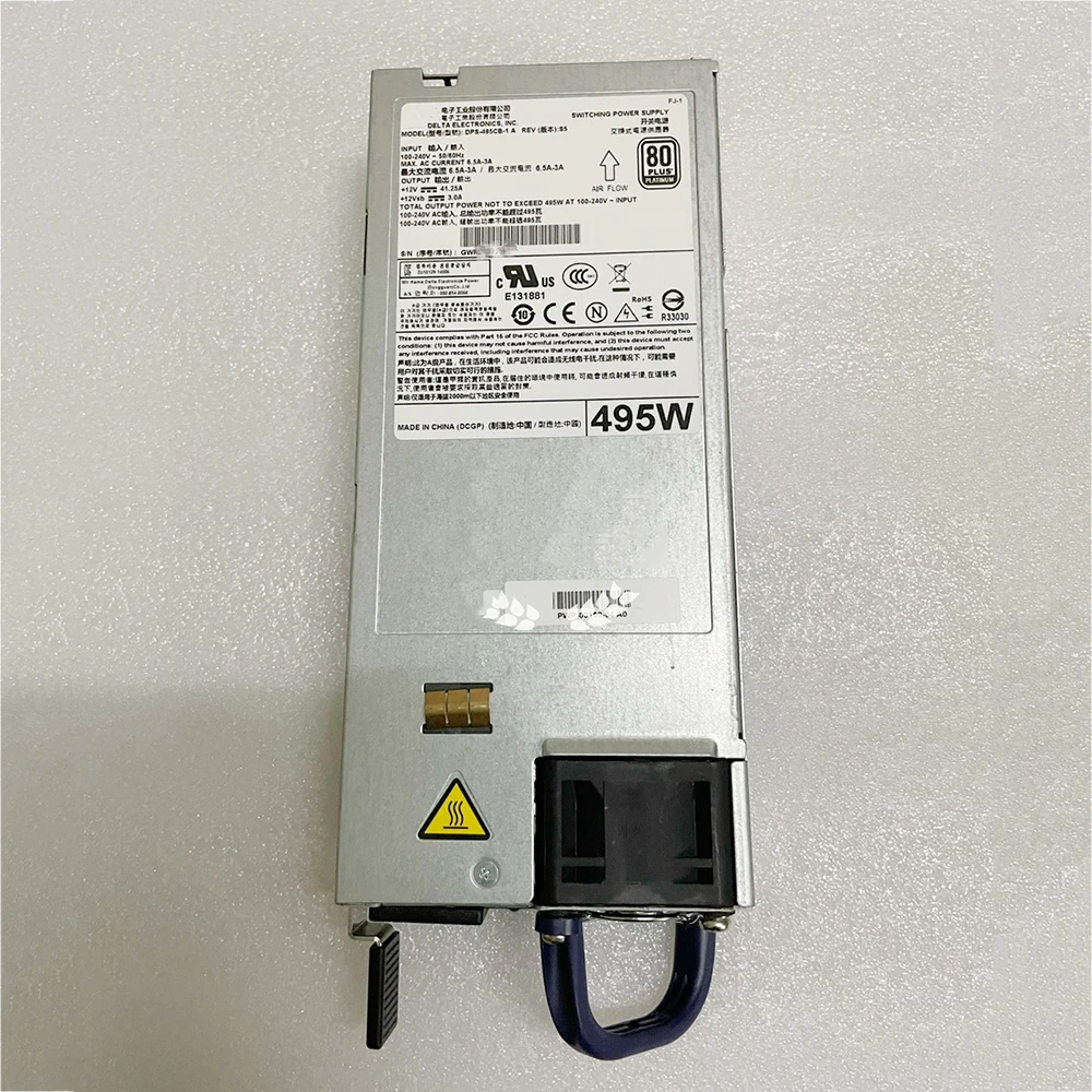 Power Supply DPS-495CB-1 A 495W PWR-00160-04 A0 Wind Blows Forward