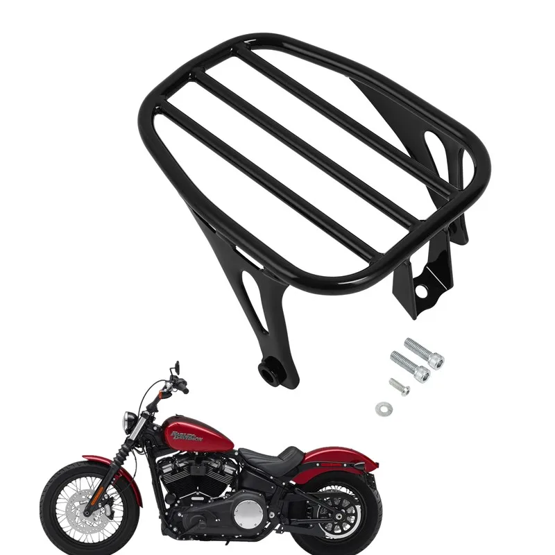 For Harley Softail Slim FLSL Street Bob FXBB 114 FXBBS 2018-2024 Motorcycle Solo Seat Luggage Rack Motorcycle Acsessories